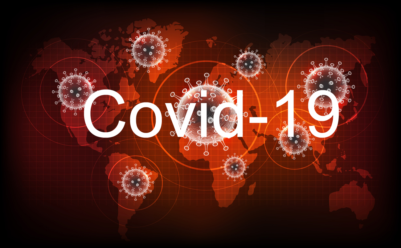 Coronavirus disease COVID-19 infection medical. New official name for Coronavirus disease named COVID-19, pandemic risk on world map background